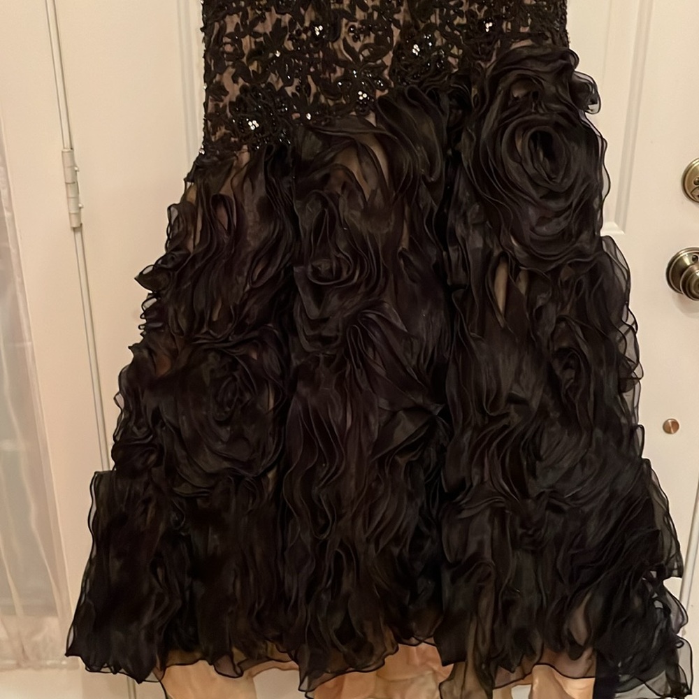 Jovani 4016 Castle Couture Black Prom Dresss - Picture 6 of 12
